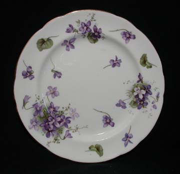 violets victorian hammersley china